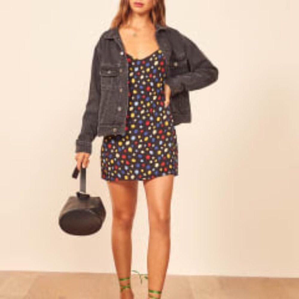 Reformation Seville Dress in Fiesta